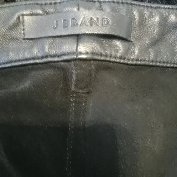 Brand Jonah High Rise Leather Pants Size 27 - Picture 9 of 11